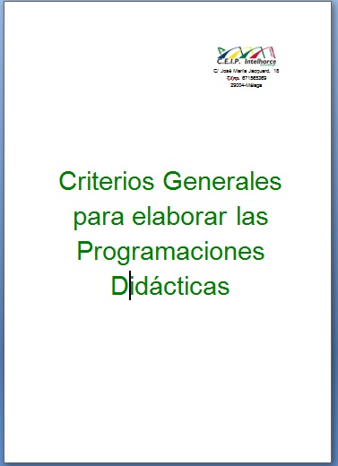 12 Criterios Generales Programaciones Didácticas
