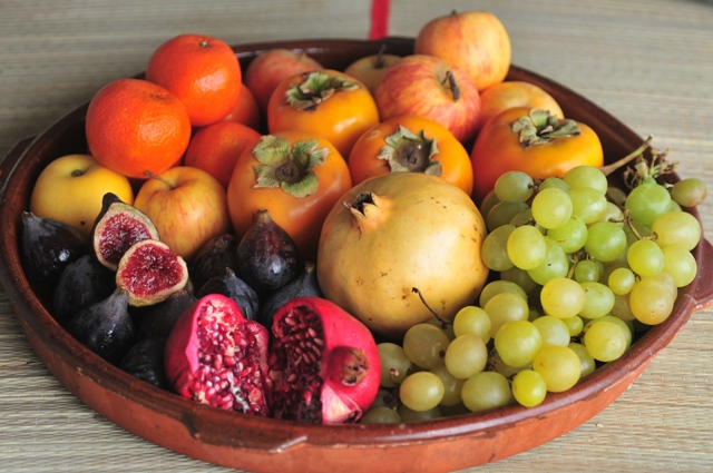 Bodegón frutas de temporada otoño